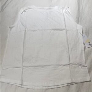 Zella White Sleeveless Top